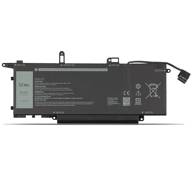 Batería de Repuesto PK03XL para Dell Latitude 7400 2-in-1 Latitude 9410 2-in-1 Series(7.6V 52Wh) - HBFVG 1