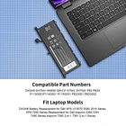 Batería de Repuesto DXGH8 para Dell XPS 13 9370 9380 I nspiron 13 7390 2-in-1 - COWOOGMZ 6