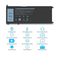 Batería de Repuesto 33YDH para Dell Inspiron 17 7000 7786 7778 7779 7773 15 7577
