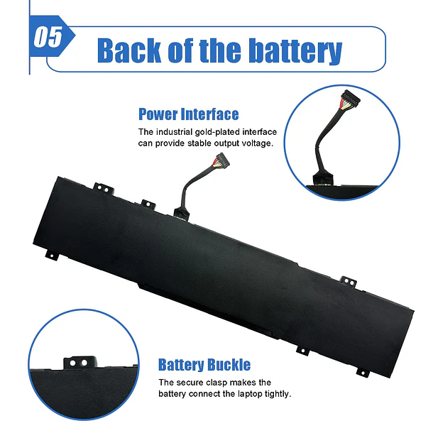 Batería de Repuesto L22D3PF2 para Lenovo V14 V15 G4 AMN IdeaPad Slim 3 14IAN8 14AMN8 6