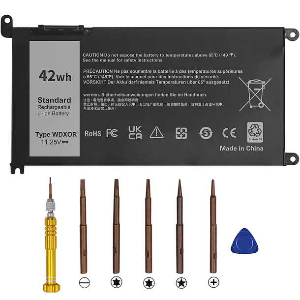 Batería de Repuesto WDX0R para Dell Inspiron 15 7579 7569 7560 7570 5578 5570 5775 - Bituoer 1