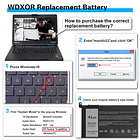 Batería de Repuesto WDX0R para Dell Inspiron 15 7579 7569 7560 7570 5578 5570 5775 - Bituoer 5