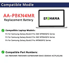 Batería de Repuesto AA-PBKN4MR para Samsung Galaxy Book3 Book4 Pro 360 Serices Galaxy Book3 Pro - EFOHANA 3
