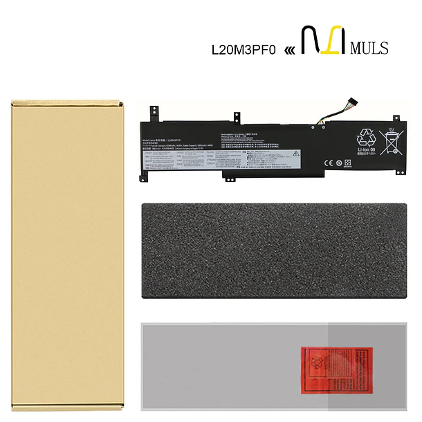 Batería de Repuesto L20M3PF0 para Lenovo IdeaPad 3-14ITL6 3-14ALC6 - MULS 6