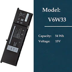 Batería de Repuesto V6W33 para Dell Inspiron 15 3511 3520 3530 5510 5410 5420 5430 - WWGTMC