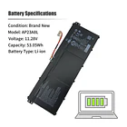 Batería de Repuesto AP23A8L para Acer Aspire 3 A315-24P-R06N A317-55P-34EJ Extensa 15 EX215-23-R08A EX215-55-30UU Series - INTIFO 3