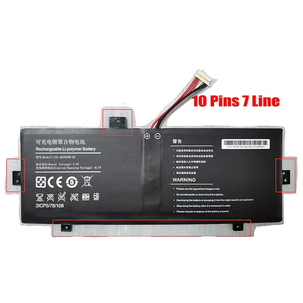 Batería de Repuesto para Evo-lve III Maestro-EBook11 Maestro Evol-ve 3 Lead-Pie M1,Maestro EBook 11V2 - powerforlaptop 3