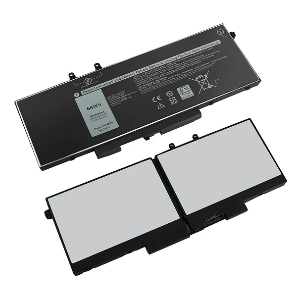 Batería de Repuesto 3HWPP para Dell Latitude 5410 5511 5501 5411 5401, Dell Black Inspiron 3