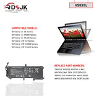 Batería de Repuesto VS03XL para HP Envy 15-AS000 15T-AS000 15T-AS100 15-AS001NG 15-AS014WM 15-AS025TU 15-AS027TU 15-AS032TU - RDSJ 3