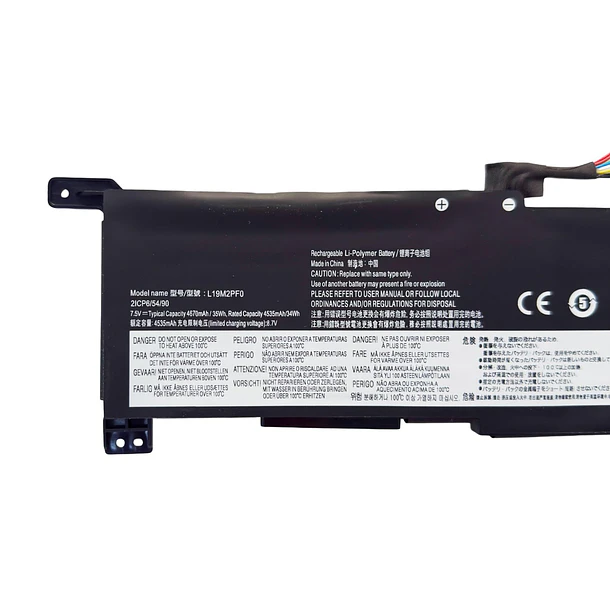 Batería de Repuesto PK03XL para Lenovo Ideapad Slim 1-11AST-05 1-14AST-05 Series(7.5V 35Wh) - HBFVG 2