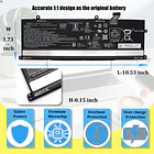 Batería de Repuesto WE04XL para HP Envy X360 16-AC 16-AD 2-in-1 Spectre X360 14-EU 2-in-1 - GlottyBatt 5