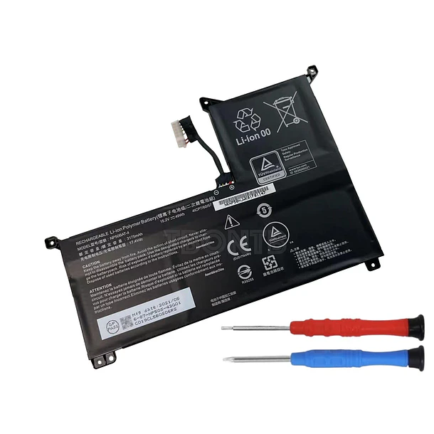 Batería de Repuesto L14L4P72 para Thunderobot 911M-107508G Clevo NP50DB NP70HK GIGABYTE G7 KE Machenike F117-7 - TBONTB