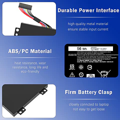 Batería de Repuesto A1322 para Dell XPS 15 9550 9560 9570 9590 Inspiron 7590 7591