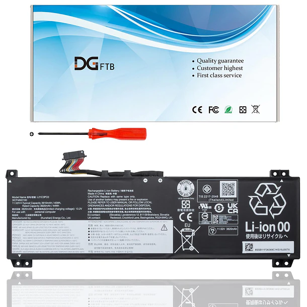 Batería de Repuesto L18M3P7 para Lenovo Legion 5 15IAH7 15IAH7H IdeaPad Gaming 3 15IAH7 82SB0006SB - DGFTB 1