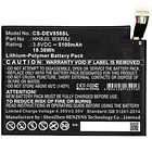 Batería de Repuesto CS-DEV858SL para DELL Venue 8 Pro 5855 HH8J0 0HH8J0 WXR8J (3.8V) - SHINEAR 3