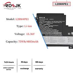Batería de Repuesto RU03XL para Lenovo IdeaPad 5 Pro-16ACH6 Pro-16IHU6 IdeaPad Creator 5-16ACH6 Series SB11B66551