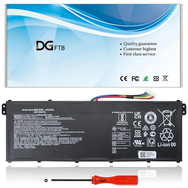 Batería de Repuesto BG06XL para Acer Aspire 5 A515-45 A515-46 Aspire 7 A715-43G Swift 3 1