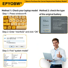 Batería de Repuesto P83V9 para diversos equipos compatibles según modelo P83V9 - EPYOBW