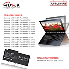 Batería de Repuesto AA-PLVN4AR para Samsung ATIV Book 9 Plus 940X3G NP940X3G NP940X3G-K01US K01AU NP940X3G-K02US 3