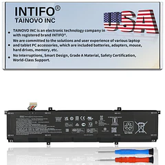 Batería de Repuesto FZ06XL para HP Envy16-H0787NR Envy 16-H0000TX 16-H0011TX 16-H0000NE 16-H0795NG Spectre X360 2-in-1 - INTIFO