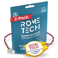 Batería CMOS RTC de Repuesto para Dell XPS 12 9Q23, 15 L521X, 15Z L511Z - Laptop - Rome Tech