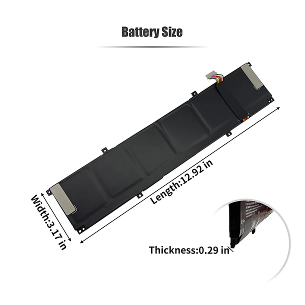 Batería de Repuesto FZ06XL para HP Envy16-H0787NR Envy 16-H0000TX 16-H0011TX 16-H0000NE 16-H0795NG Spectre X360 2-in-1 - INTIFO 6