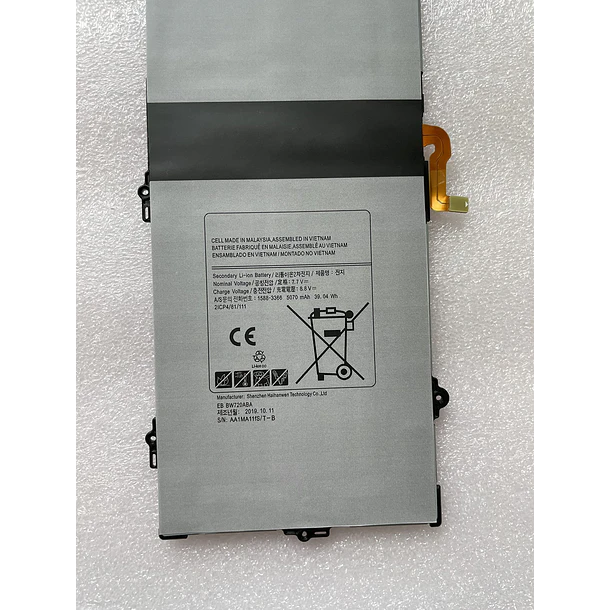 Batería de Repuesto EB-BW720ABA para ChromeBook Plus V2 XE520QAB XE521QAB XE310XBA XE350XBA EB-BW720ABA EB-BW720ABE AA-PBMN2HO - Powerforlaptop 4