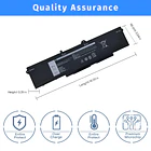 Batería de Repuesto 9JRV0 para Dell Latitude 5521 5531 Precision 3561 3571 3581 3591 Alienware - NBULBL 4