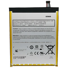 Batería de Repuesto 26S1014 para Fire 8 7 Generation SX0340T SX0340T Series Notebook 26S1014-Y ST23 - EPYOBW