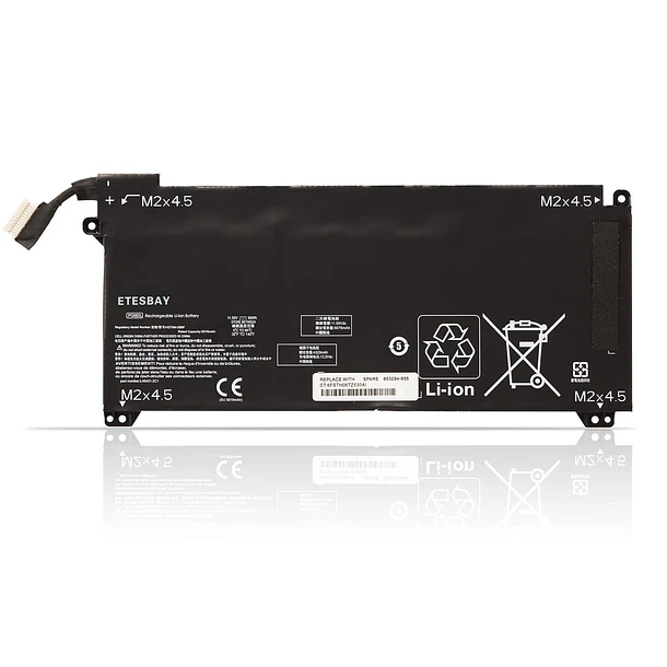Batería de Repuesto PG06XL para HP OMEN 15T-DH000 15T-DH100 15-DH1025TX 15-DH1019NR HSTNN-DB9F L48497-005 L48431-2C1 11.55V - ETESBAY 1