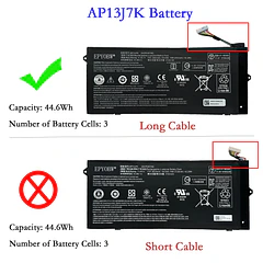 Batería de Repuesto AP13J7K para diversos equipos compatibles según modelo AP13J7K - EPYOBW