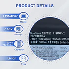 Batería de Repuesto L19M4PH2 para Lenovo Ideapad Yoga 9-14ITL5 82BG Yoga 9i (14inch) 2-in-1 Series - JOTACT 2