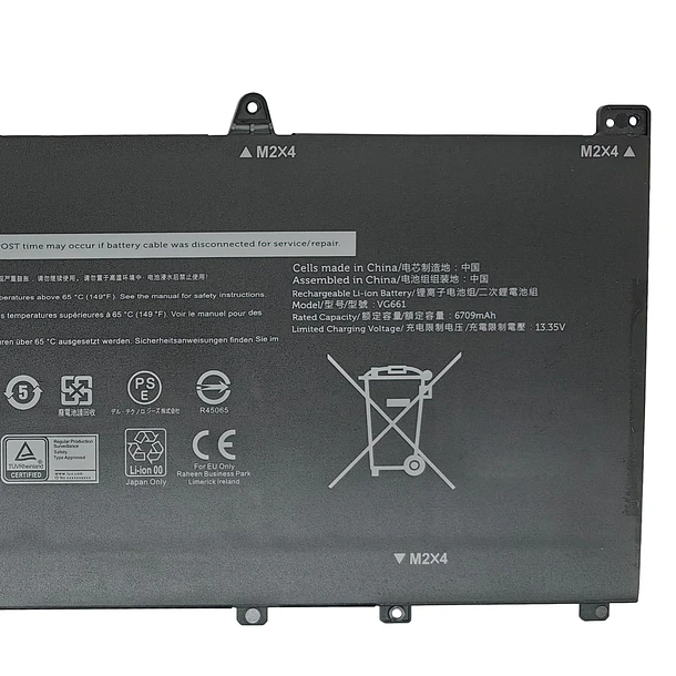 Batería de Repuesto VG661 para Dell Alienware X14 R1 / Alienware X14 R2 P150G Series - FCZFCZ 3