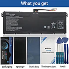 Batería de Repuesto AP19B8M para Acer Swift 3 SF314-59SF314-59-56F2 SF314-59-78Z8 TravelMate P4 TMP414-51 TMP414-51-54HA Porsche - Anepoch 3