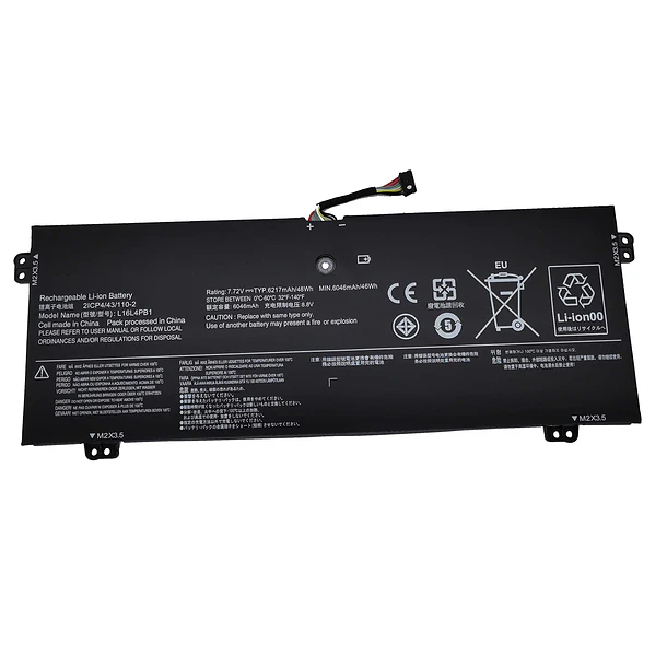 Batería de Repuesto L16C4PB1 para Yoga 720-13IKB 730-13IKB 730-13IWL Series Notebook L16C4PB1 L16M4PB1 2ICP4/43/110-2 (7.68V - Fully. 5
