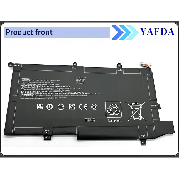 Batería de Repuesto WS04XL para HP Spectre X360 14T-EA000 14-EA 14-EA0007NA 14-EA0023DX 14-EA0378NG 14-EA0002NI 14-EA0520NA - Yafda 5