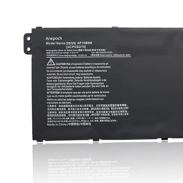 Batería de Repuesto AP19B8M para Acer Swift 3 SF314-59SF314-59-56F2 SF314-59-78Z8 TravelMate P4 TMP414-51 TMP414-51-54HA Porsche - Anepoch 5