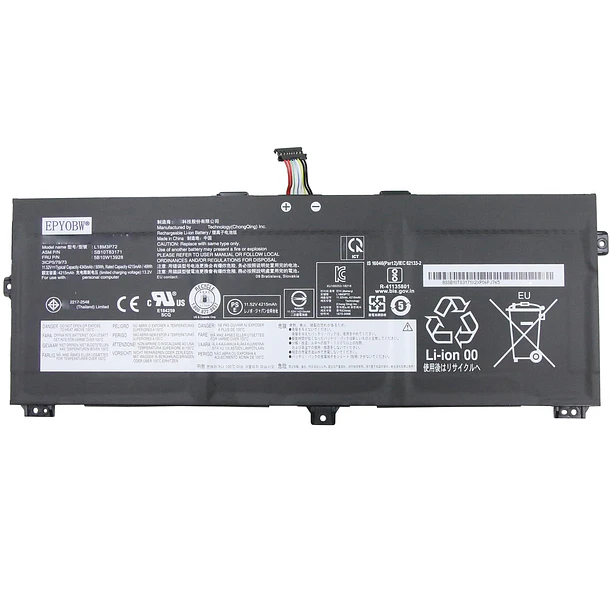 Batería de Repuesto L18M3P72 para Lenovo ThinkPad X390 Yoga / X13 Yoga 1st Gen Series - EPYOBW 1