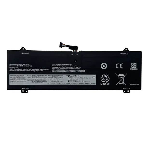 Batería de Repuesto L19M4PDC para Lenovo Ideapad Yoga 7i 2020 2021 2022 7-14ITL5 7-15ITL5 7-14ACN6 1