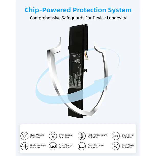 Batería de Repuesto GK5KY para ASUS for VivoBook Flip Q304 Q304U Q304UA Q304UAK Q304UJ Q303UA 4
