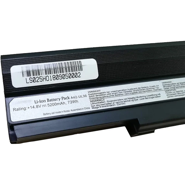 Batería de Repuesto JK6Y6 para Asus UL30 UL30A UL30JT UL50 UL50A UL50VG UL50VT UL80 UL80J - HBFVG 2