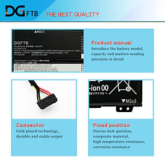 Batería de Repuesto L18M4PF4 para for Lenovo IdeaPad C340-14API C340-14IWL S540-14API S540-14IML S540-14IWL Flex-14IML Flex-14IWL - DGTEC