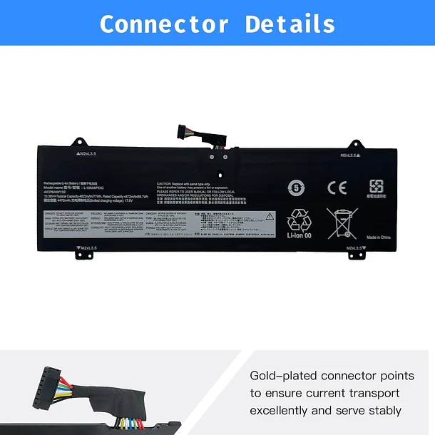 Batería de Repuesto L19M4PDC para Lenovo Ideapad Yoga 7i 2020 2021 2022 7-14ITL5 7-15ITL5 7-14ACN6 3