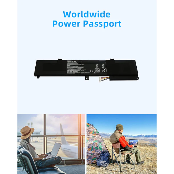 Batería de Repuesto GK5KY para ASUS for VivoBook Flip Q304 Q304U Q304UA Q304UAK Q304UJ Q303UA 6