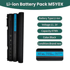 Batería de Repuesto M5Y0X para Dell Latitude E6420 E6430 E6440 E6520 E6530 E6540 E5420 E5430