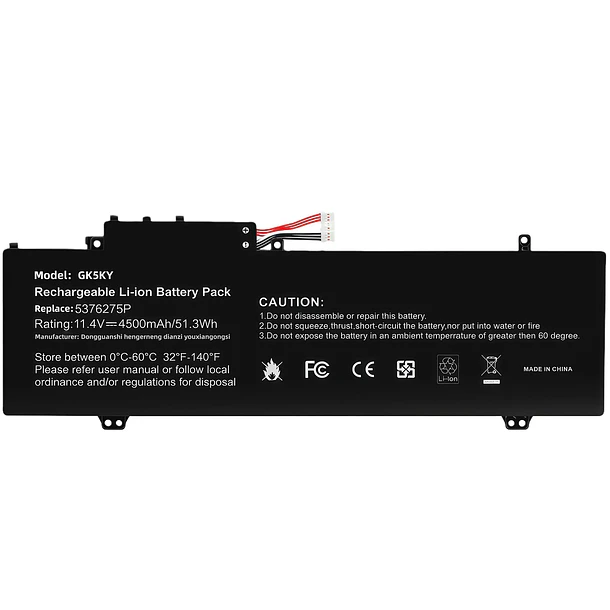 Batería de Repuesto GK5KY para GWNR71517 GWNR71517-BL GWNR51516-GR GWTN156-5BK Gateway nv59c NV59C26u NV5937U High Performance - Jbery 1