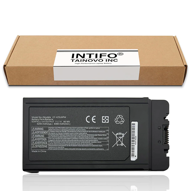 Batería de Repuesto CF-VZSU0PW para Panasonic Toughbook CF-54 CF54 MK1 MK2 MK3 54 Gloved Multi - INTIFO 2