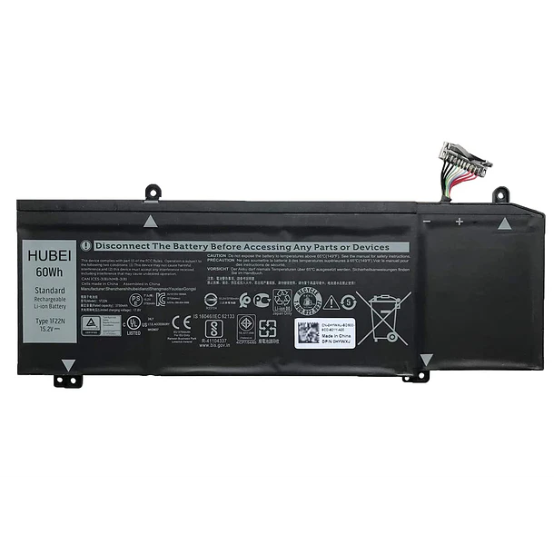 Batería de Repuesto 1F22N para Dell M15 M17 R1 G7 7590 7790 G5 5590-D2783W D2743B - Hubei 1