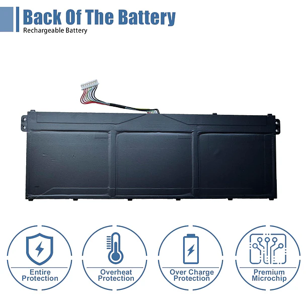 Batería de Repuesto AP23A8L para Acer Aspire Go 15 AG15-31P Aspire 3 A315-24P A317-55P Extensa - VANPIR 4