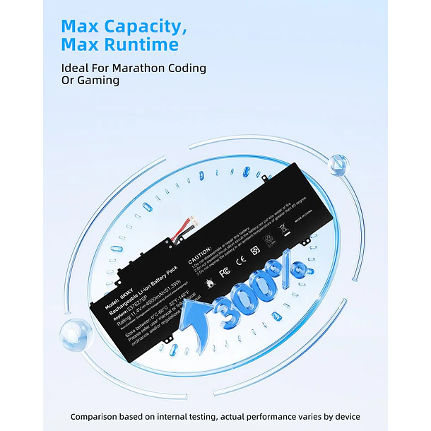 Batería de Repuesto GK5KY para GWNR71517 GWNR71517-BL GWNR51516-GR GWTN156-5BK Gateway nv59c NV59C26u NV5937U High Performance - Jbery 3